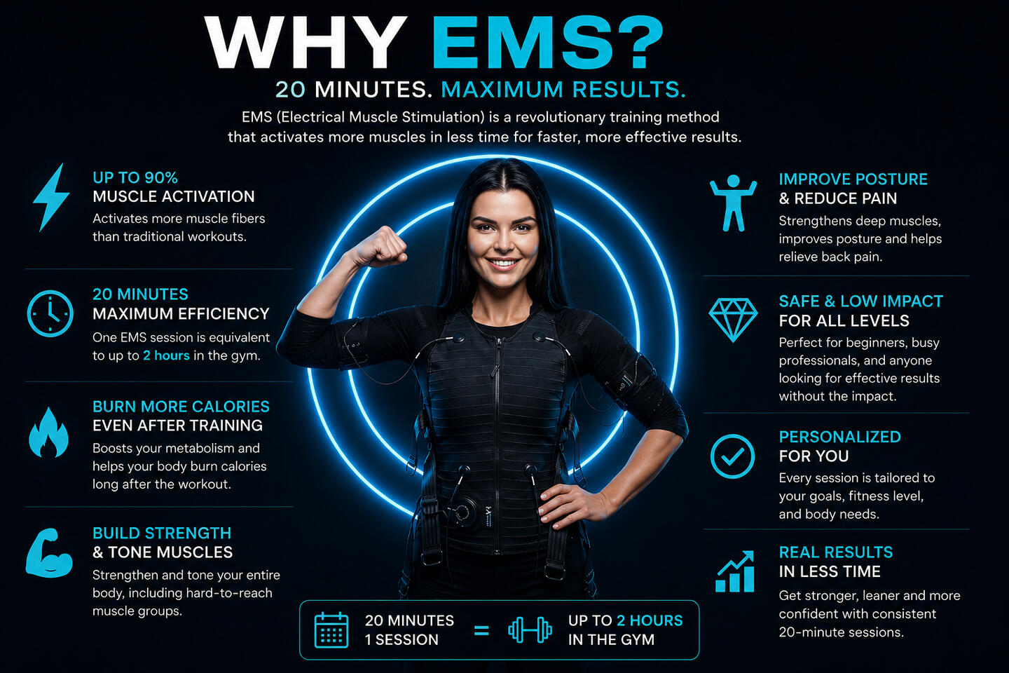 **RESULTS IN 3 MONTHS** 15.4 lbs difference. A leaner silhouette, tighter waistline, improved body tone, and visible full-body t EMS fitness studio in Los Angeles recognized for wellness innovation. Award-Winning EMS Training Studio